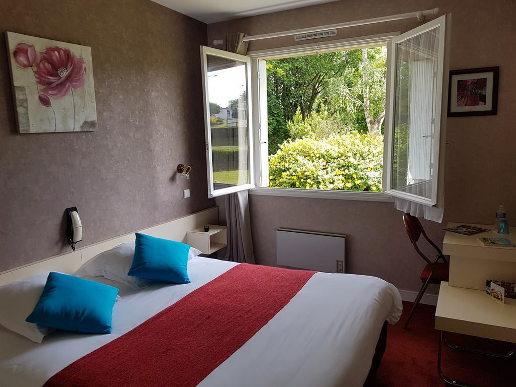 Hotel Le Roudou Fouesnant Bagian luar foto