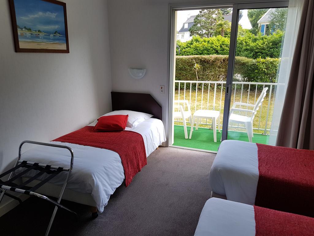 Hotel Le Roudou Fouesnant Bagian luar foto